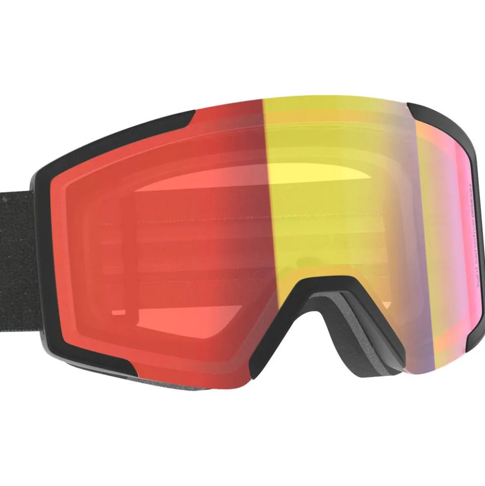 Maschera Scott Shield Mineral Black Light Sensitive Red Chrome