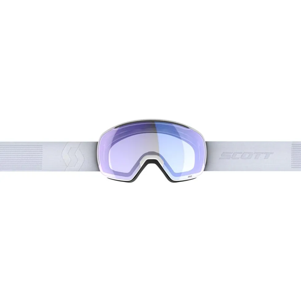 Maschera Scott Sphere Otg Mineral White Illuminator Blue Chrome