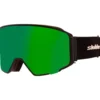 Maschera Slokker Dolomunt Otg Matte Black Green Mirror
