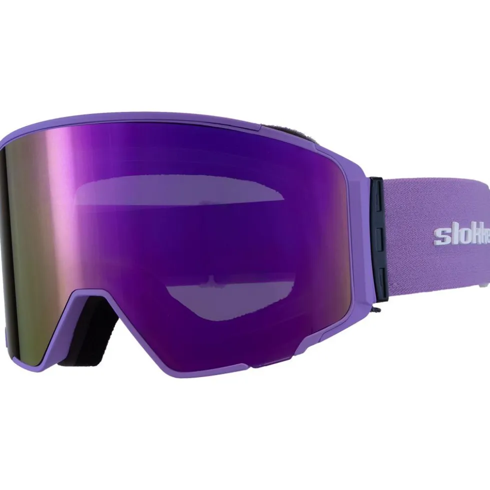 Maschera Slokker Dolomunt Otg Matte Purple Violet Mirror