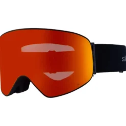 Maschera Slokker Ziller Matte Black Red Mirror