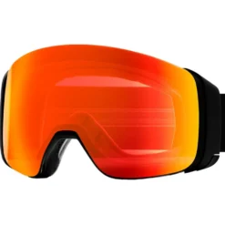 Maschera Smith 4D Mag Black Chromapop Everyday Red Mirror + Chromapop Storm Yellow Flash