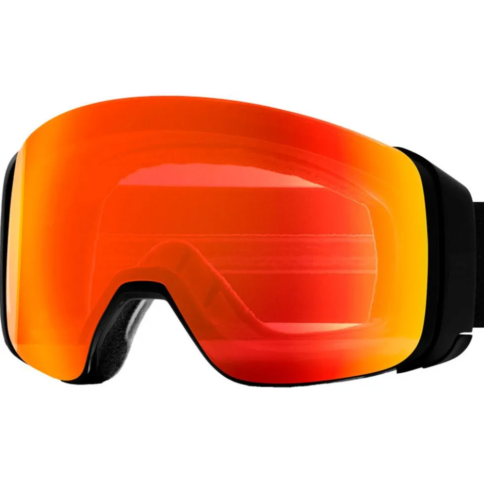 Maschera Smith 4D Mag Black Chromapop Everyday Red Mirror + Chromapop Storm Yellow Flash