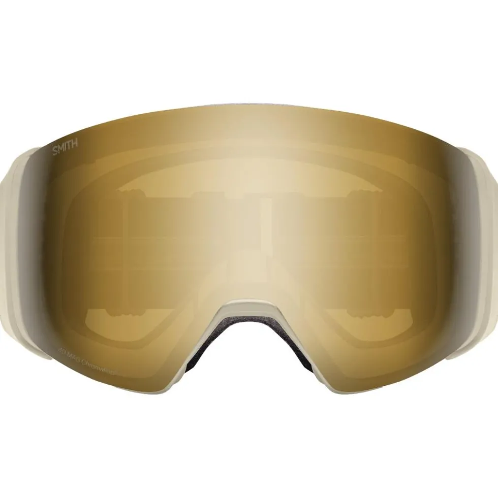 Maschera Smith 4D Mag Chalk Space Lavender Chromapop Sun Black Gold Mirror + Chromapop Storm Blue Sensor Mirror