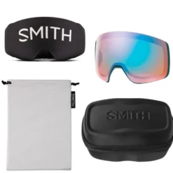 Maschera Smith 4D Mag XL Pacific Chromapop Everyday Green Mirror + Chromapop Storm Blue Sensor Mirror