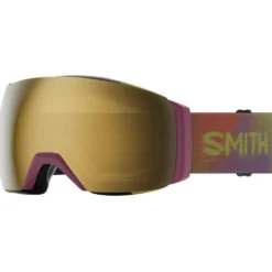 Maschera Smith I/O Mag XL Sprayer Chromapop Black Gold Mirror + Chromapop Blue Sensor Mirror