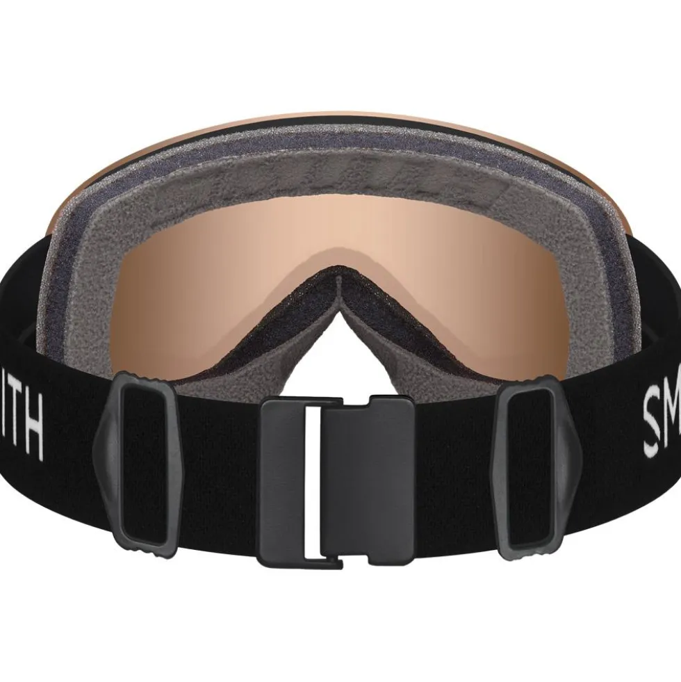 Maschera Smith Skyline Black Chromapop Pro Photochromic Gold Mirror