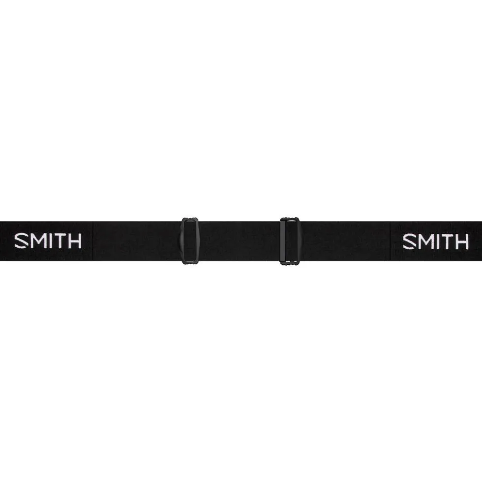 Maschera Smith Squad Black Chromapop Green Mirror + Yellow
