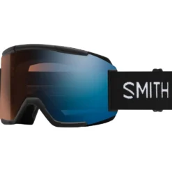Maschera Smith Squad Black Chromapop Pro Photochromic Blue Mirror