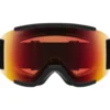 Maschera Smith Squad Black Chromapop Pro Photochromic Red Mirror