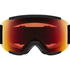 Maschera Smith Squad Black Chromapop Pro Photochromic Red Mirror