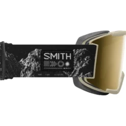 Maschera Smith Squad Chalk Space Invader Chromapop Sun Black Gold Mirror + Clear