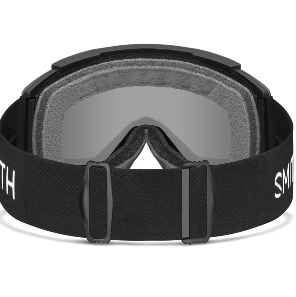 Maschera Smith Squad XL Black Chromapop Sun Red Mirror + Yellow