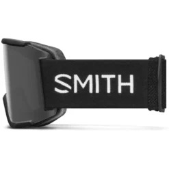 Maschera Smith Squad XL Black Chromapop Sun Red Mirror + Yellow