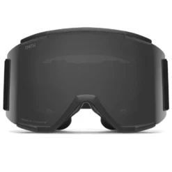Maschera Smith Squad XL Black Chromapop Sun Red Mirror + Yellow