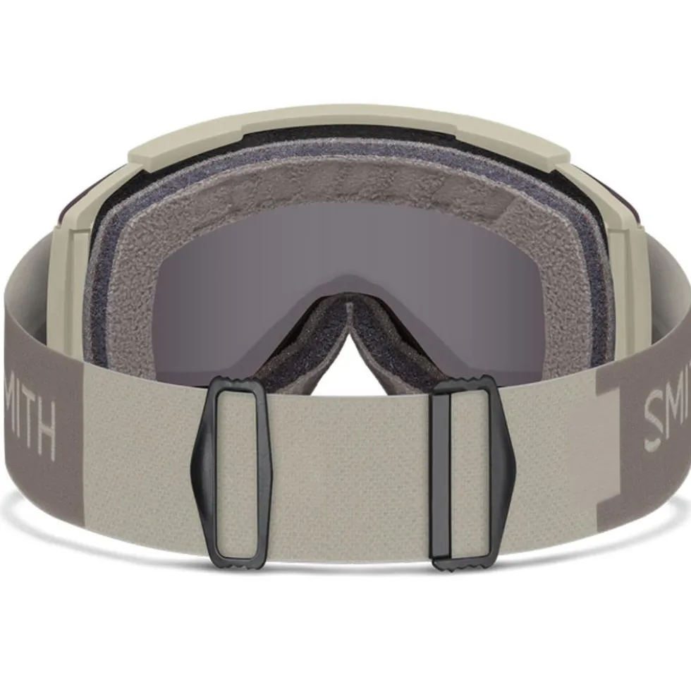 Maschera Smith Squad XL Chalk Chromapop Sun Black + Chromapop Storm Blue Sensor Mirror