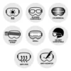 Maschera Spy Crusher Elite Jr Slime Bronze Silver Mirror