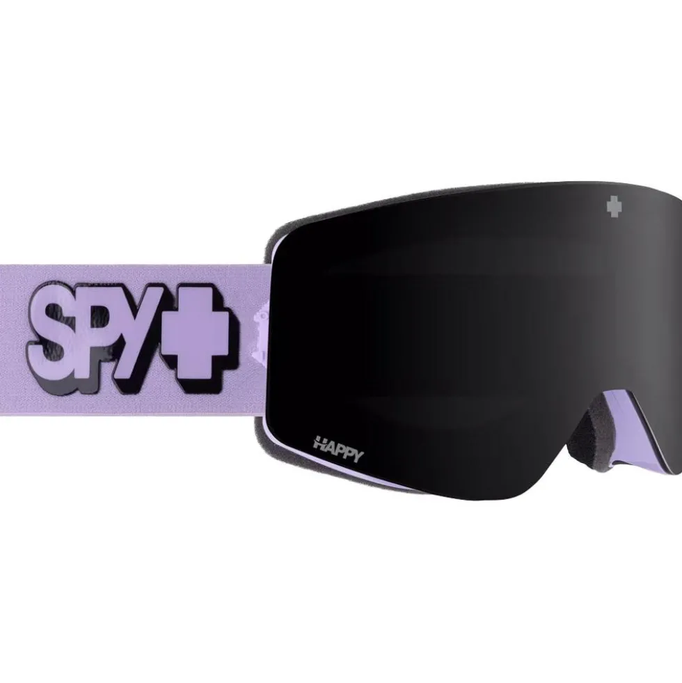 Maschera Spy Marauder Se Lavender Happy Bronze Black Mirror + Happy Low Light Persimmon Silver Mirror