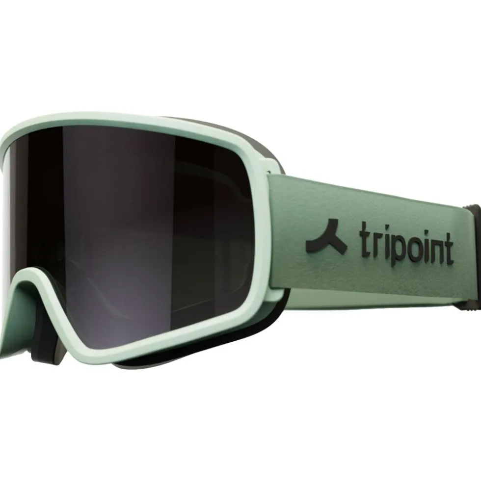 Maschera Tripoint Mount Roraima Kids Matt Camo Green Brown Silver Mirror