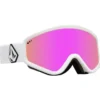 Maschera Volcom Attunga Matte White Pink Chrome