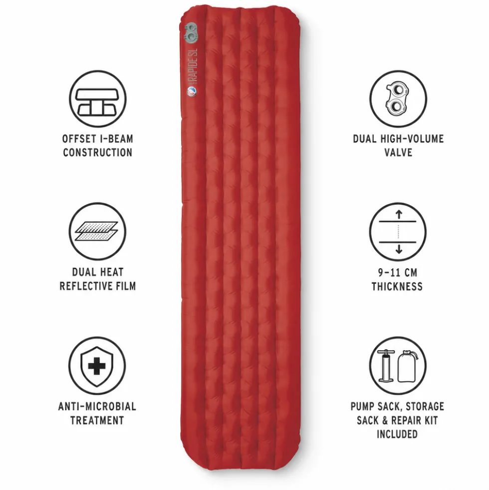 Materassi Big Agnes Rapide SL Insulated Orange