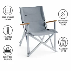 Mobili di campeggio Dometic Go Compact Camp Chair Silt
