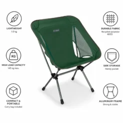 Mobili di campeggio Helinox Chair One Forest Green