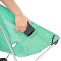 Mobili di campeggio Helinox Chair One Highback Biscay Green Silver