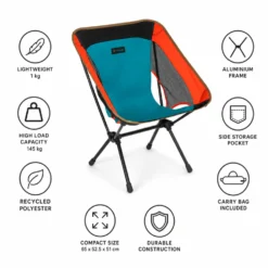 Mobili di campeggio Helinox Chair One Heritage Multi Block