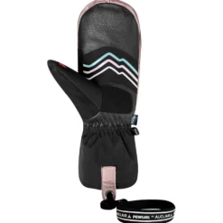 Moffole Auclair A-Peak 2-In-1 Mitt Women Pink Black