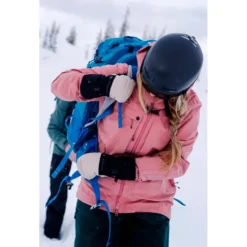 Moffole Auclair A-Peak 2-In-1 Mitt Women Pink Black