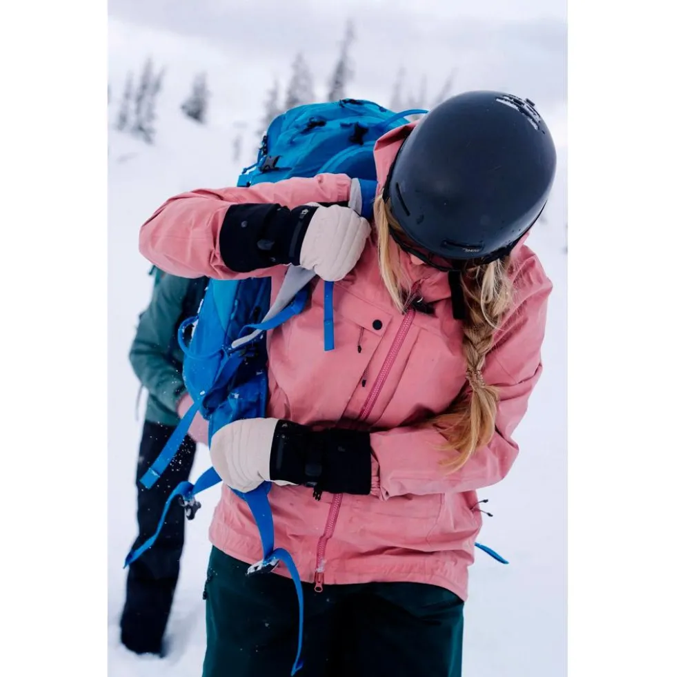 Moffole Auclair A-Peak 2-In-1 Mitt Women Pink Black