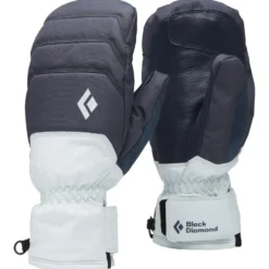 Moffole Black Diamond Women's Mission Mx Mitts Charcoal Belay Blue
