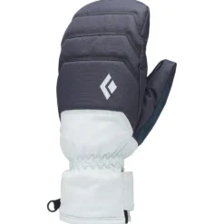 Moffole Black Diamond Women's Mission Mx Mitts Charcoal Belay Blue