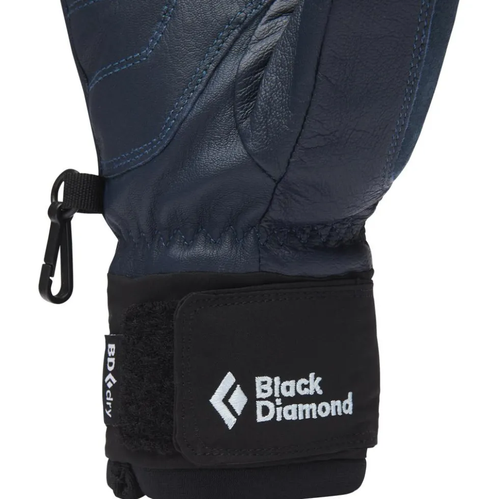 Moffole Black Diamond Women's Spark Mitts Charcoal Belay Blue