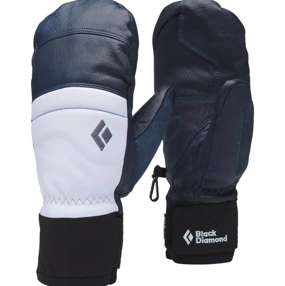 Moffole Black Diamond Women's Spark Mitts Charcoal Belay Blue