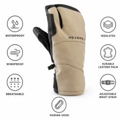 Moffole Burton Ak Gore-Tex Clutch Mittens Summit Taupe