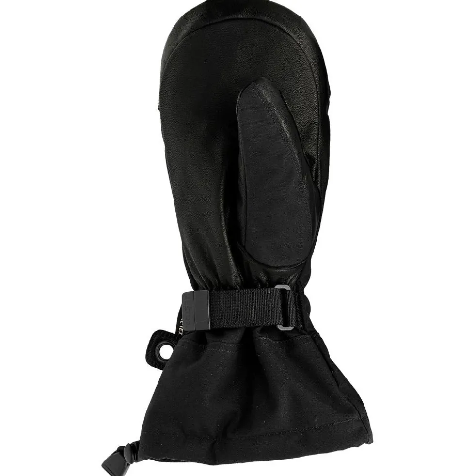 Moffole Hestra Army Leather Gore-Tex Mitt Black
