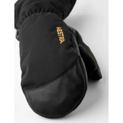 Moffole Hestra Army Leather Gore-Tex Mitt Black