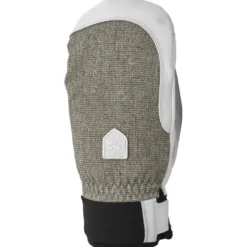 Moffole Hestra Army Leather Patrol Female Mitt Light Grey
