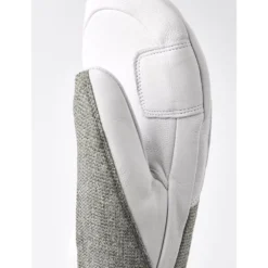 Moffole Hestra Army Leather Patrol Female Mitt Light Grey