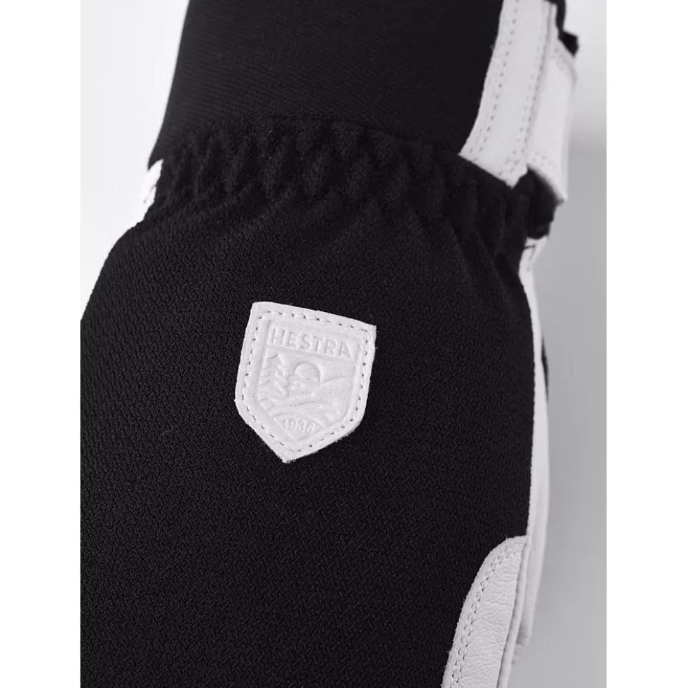 Moffole Hestra Army Leather Patrol Female Mitt Black