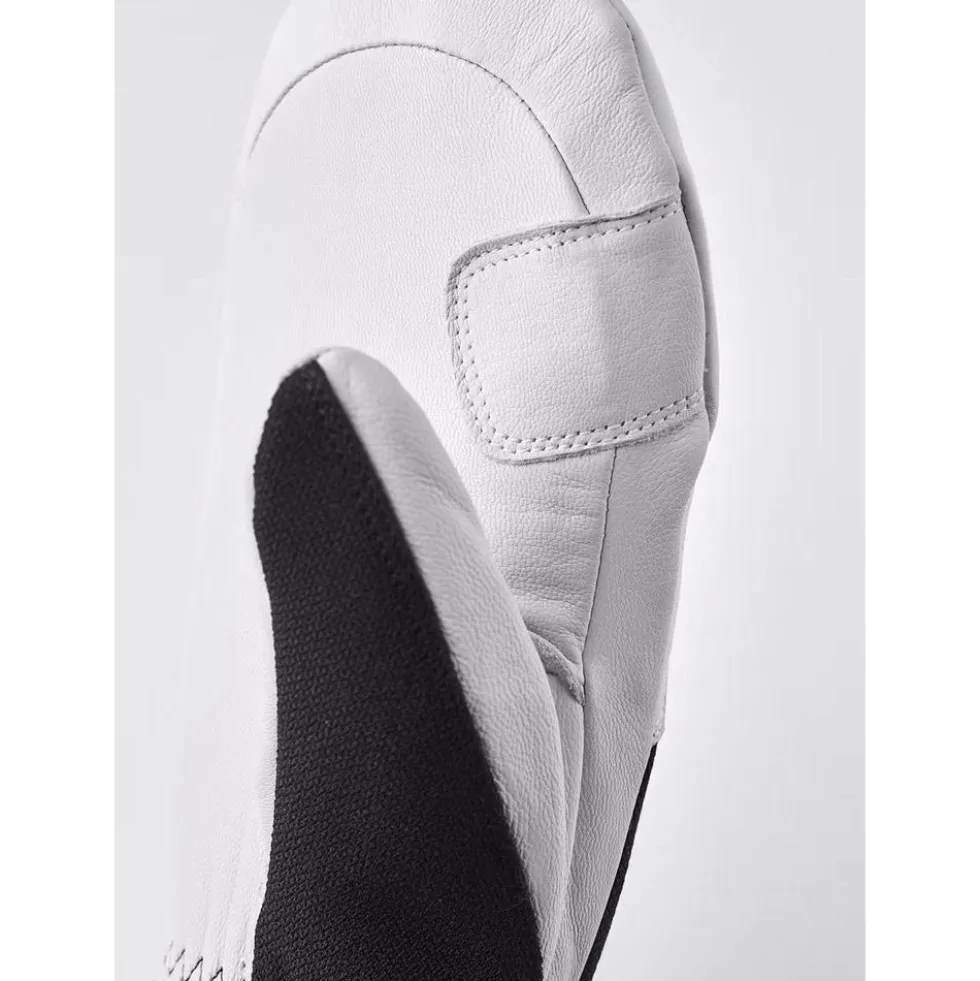 Moffole Hestra Army Leather Patrol Female Mitt Black