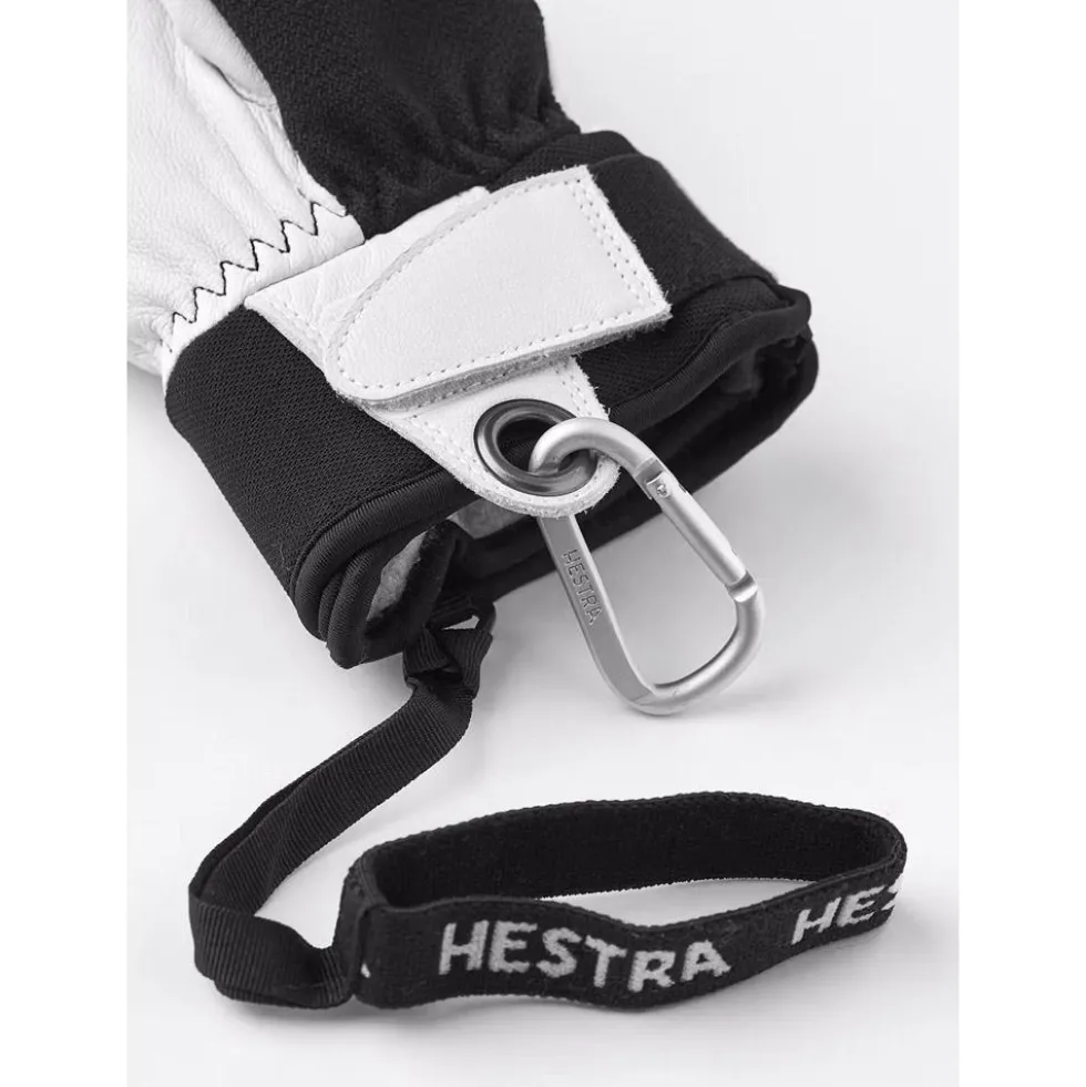 Moffole Hestra Army Leather Patrol Female Mitt Black