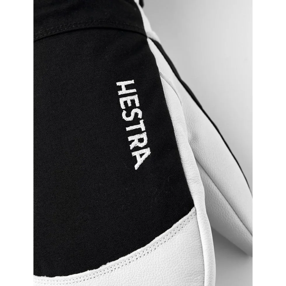 Moffole Hestra Mitt Army Leather Heli Ski Black