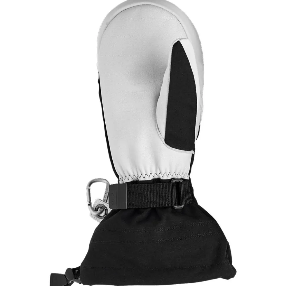 Moffole Hestra Mitt Army Leather Heli Ski Black