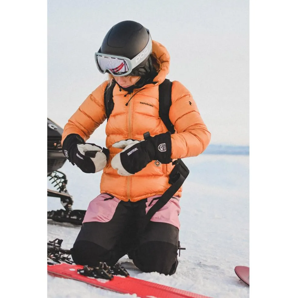 Moffole Hestra Mitt Army Leather Heli Ski Black