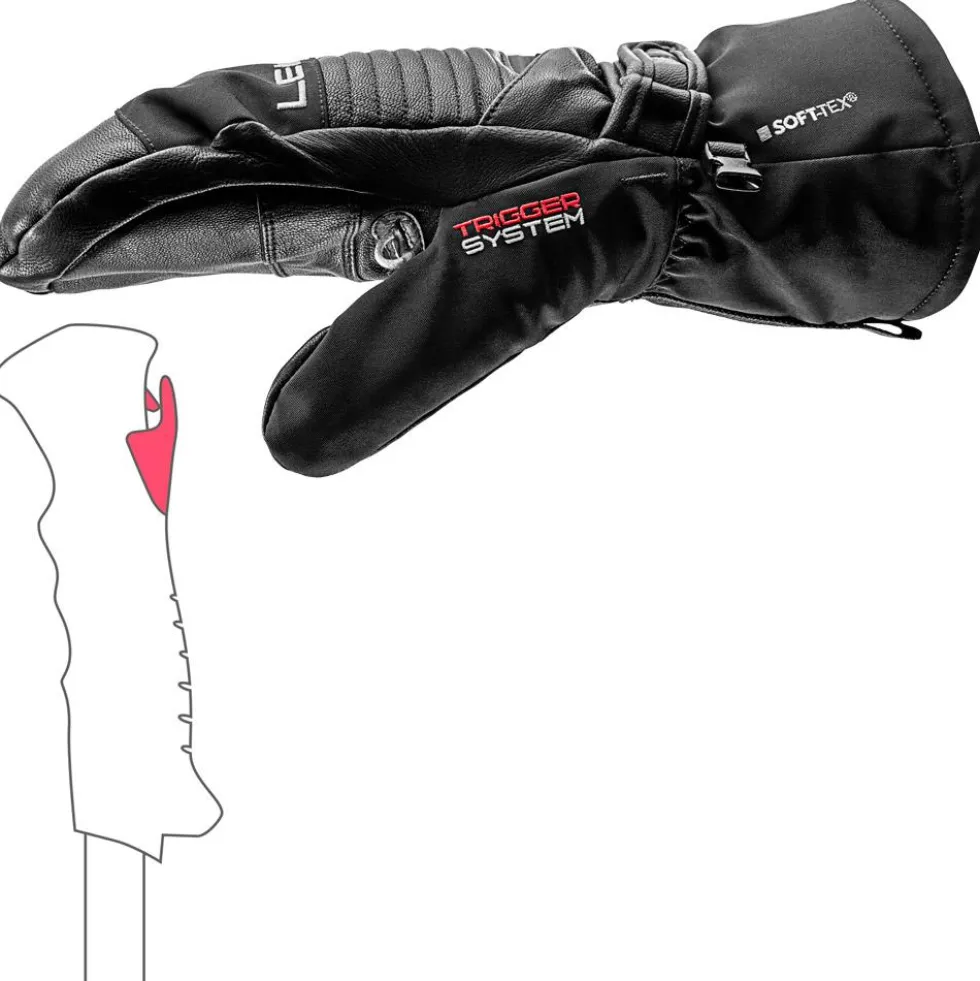 Moffole Leki Xplore Xt 3D Mitt Black
