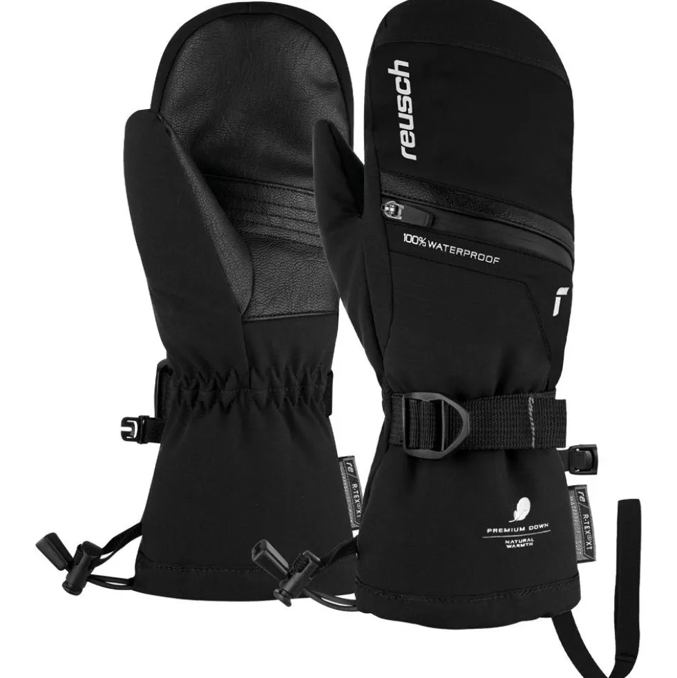 Moffole Reusch Lando R-Tex Xt Junior Mitten Black Silver