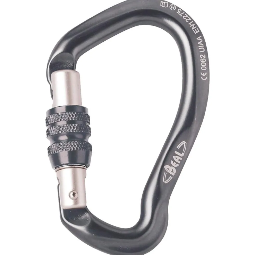 Moschettoni Beal Be Link Screw Black